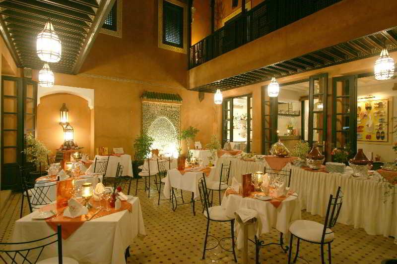 Les Borjs De La Kasbah Hotel Marraquexe Restaurante foto